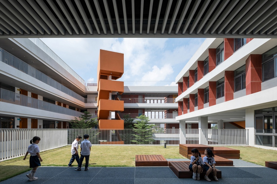 the f6 primary school and kindergarten of the guangzhou scut by scutad
