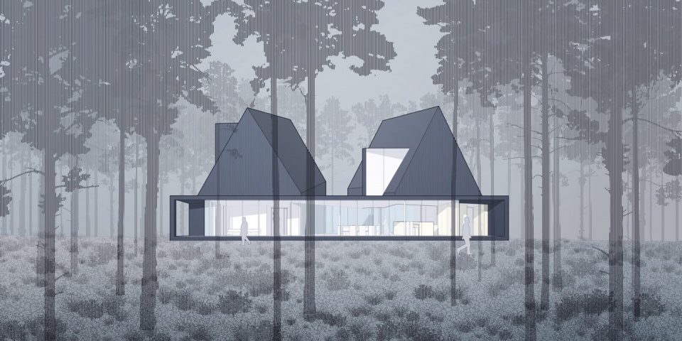 Steeplechase House by Brooks Scarpa
