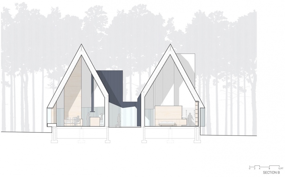 Steeplechase House by Brooks Scarpa