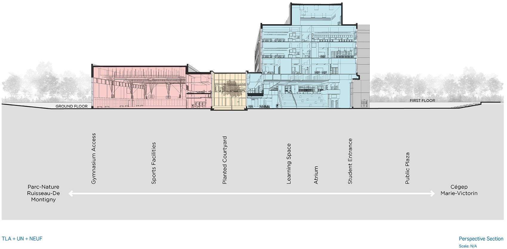Two New High Schools by TLA UN NEUF