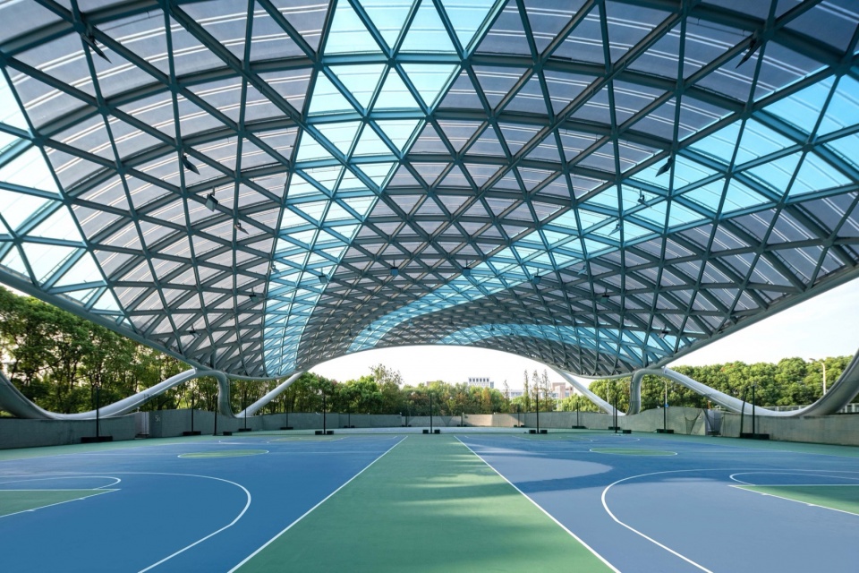 向北的视角the all weather sports field TJAD