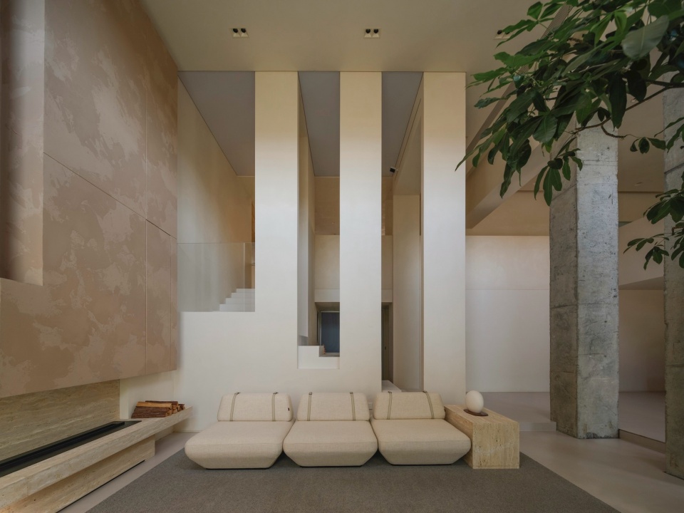 会客厅背景墙©金伟琦 salution lighting studio