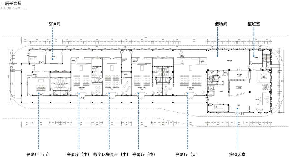 常州纪念堂一层平面图 F1 PLAN