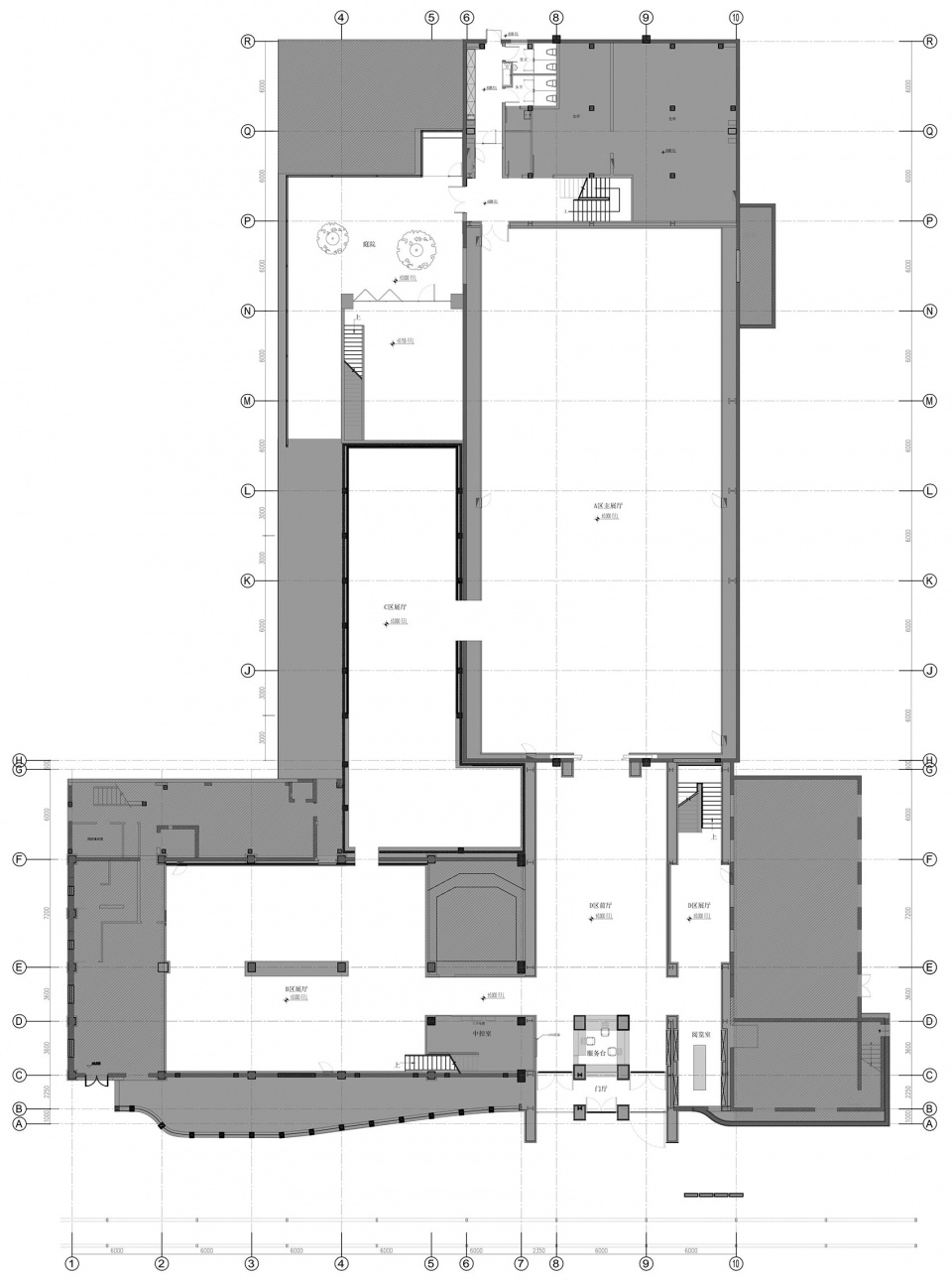 平面图 hive center for contemporary art