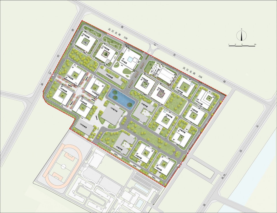 调规总平面图 Master Plan © 超城建筑 CU Office