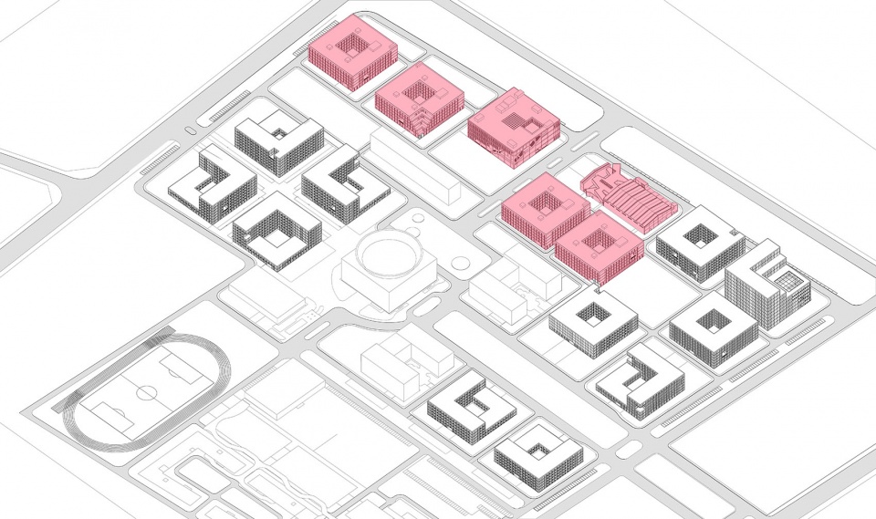轴测分析图 Axonometric analysis diagram © 超城建筑 CU Office