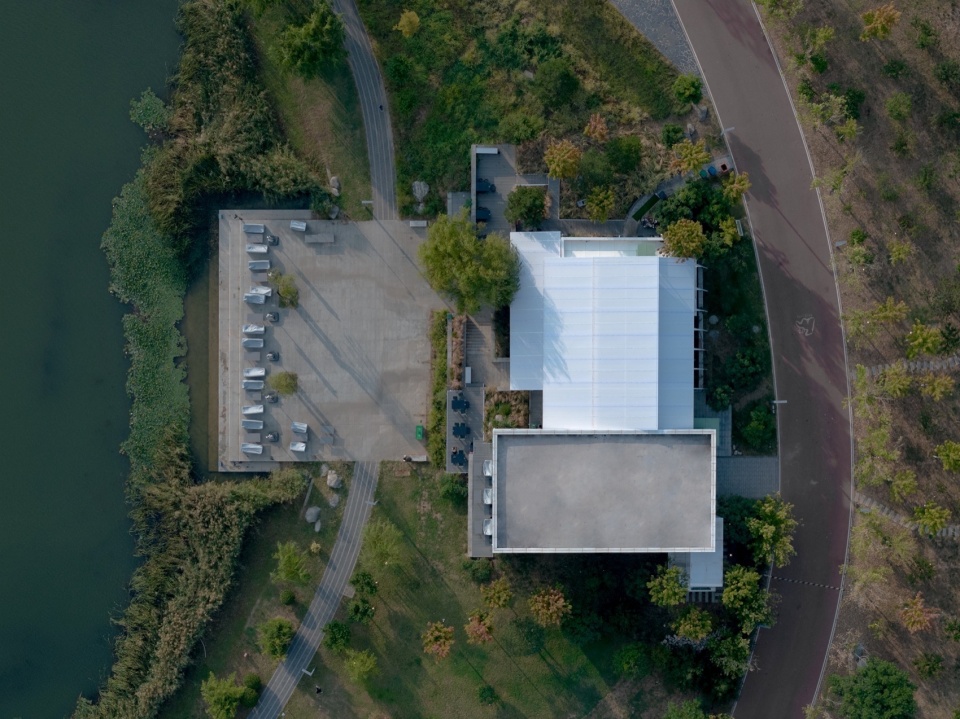 屋顶航拍 Rooftop aerial photography the renovation of jindi station