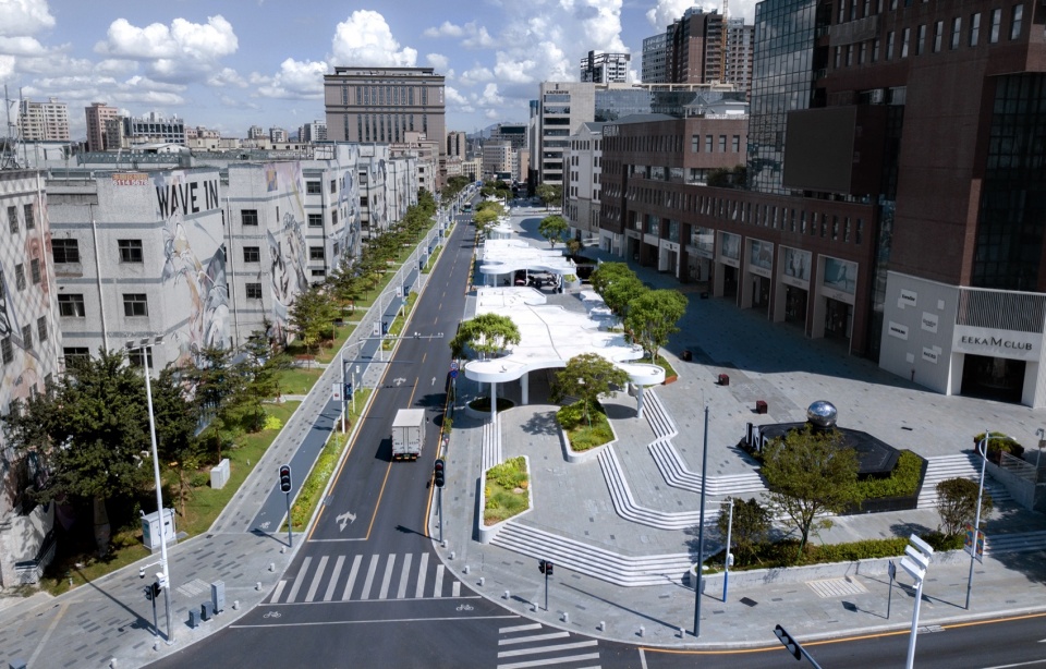renovation and design of langjing road fashion district by tongji architects