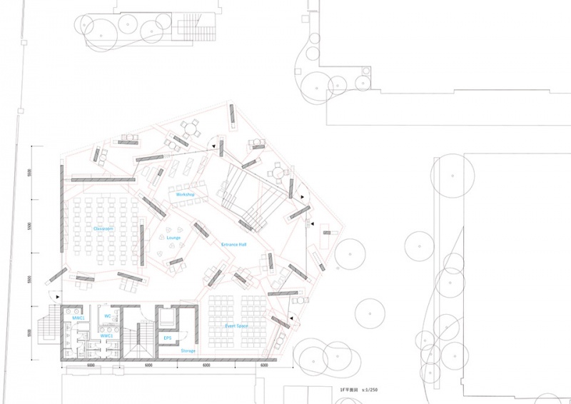 shonan institute of technology high school library by fukei