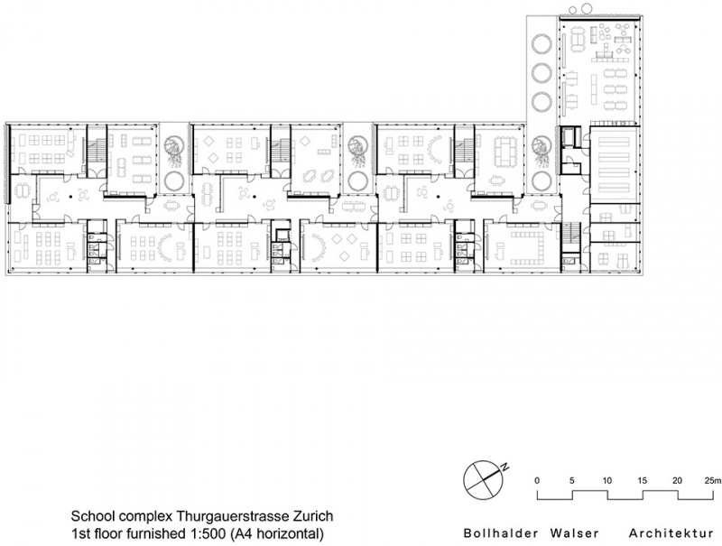 new school complex on thurgauerstrasse by bollhalder walser architektu