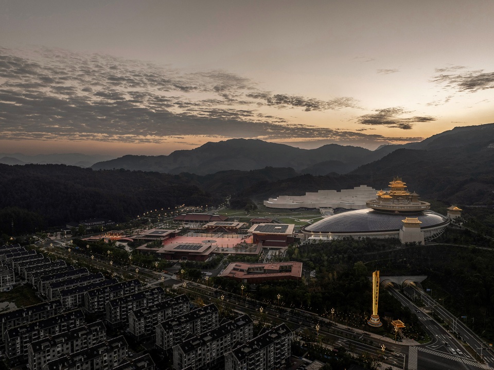 phase 2 of maitreya altar by hangzhou ouyuan architectural design