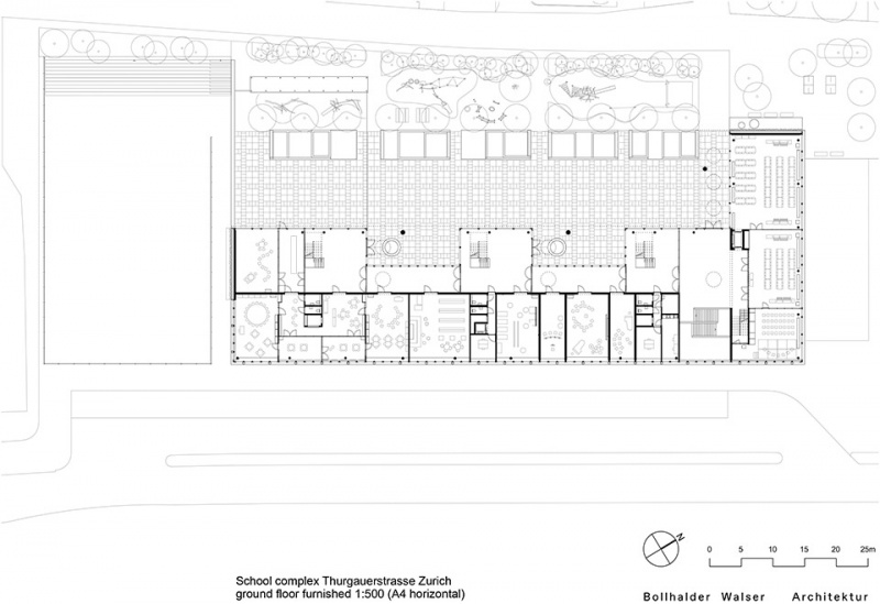 new school complex on thurgauerstrasse by bollhalder walser architektu