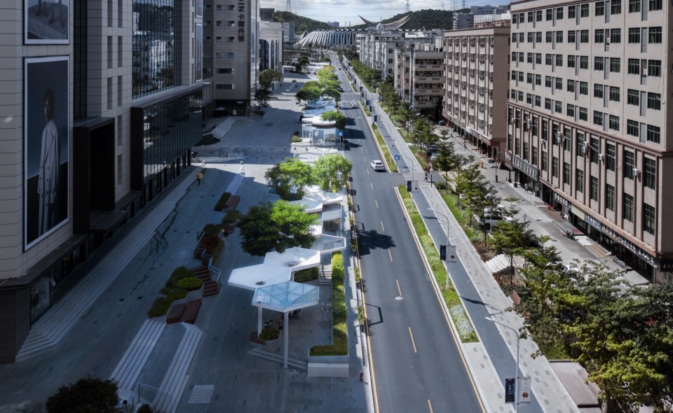 renovation and design of langjing road fashion district by tongji architects