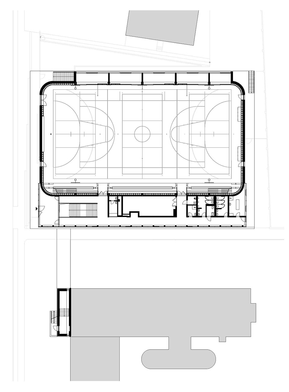 sports hall revnice by grido architekti