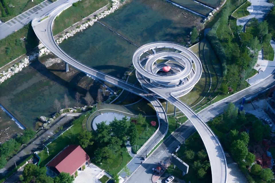 G Clef Bridge by ZZHK Architects