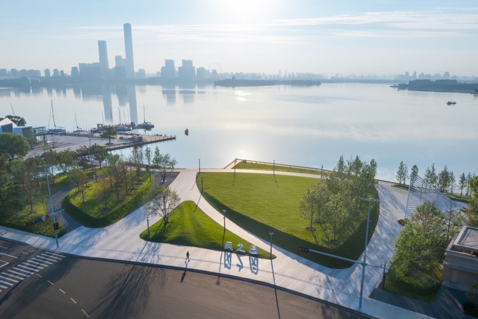 jinji lake landscape design by aecom