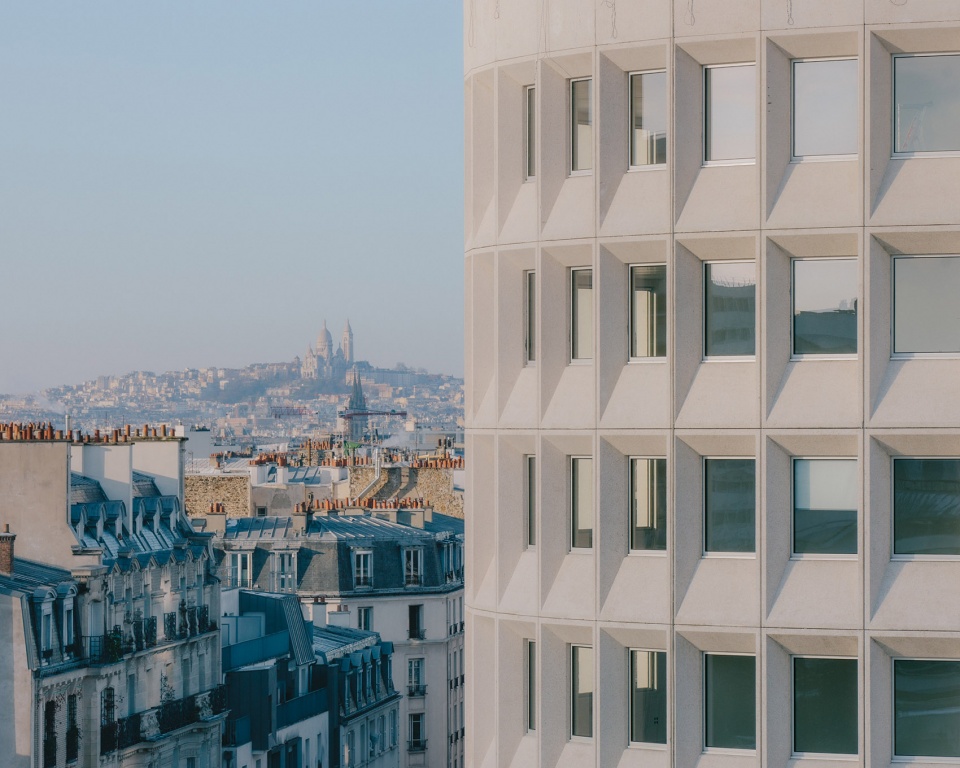 racine tower by maud caubet architectes
