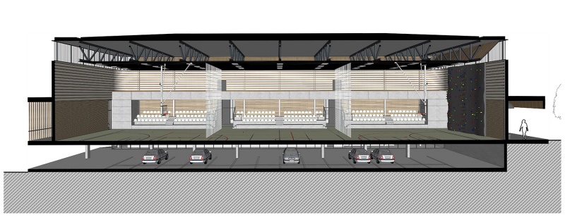 sports hall revnice by grido architekti