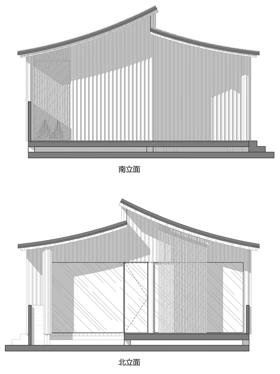 lakeside countryside homestay by menjue architects