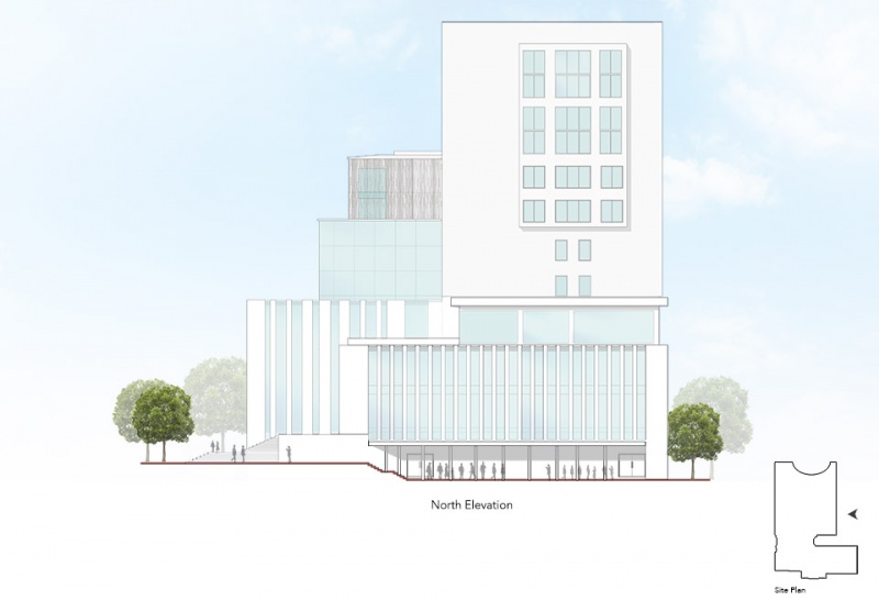 sona university centre and library block