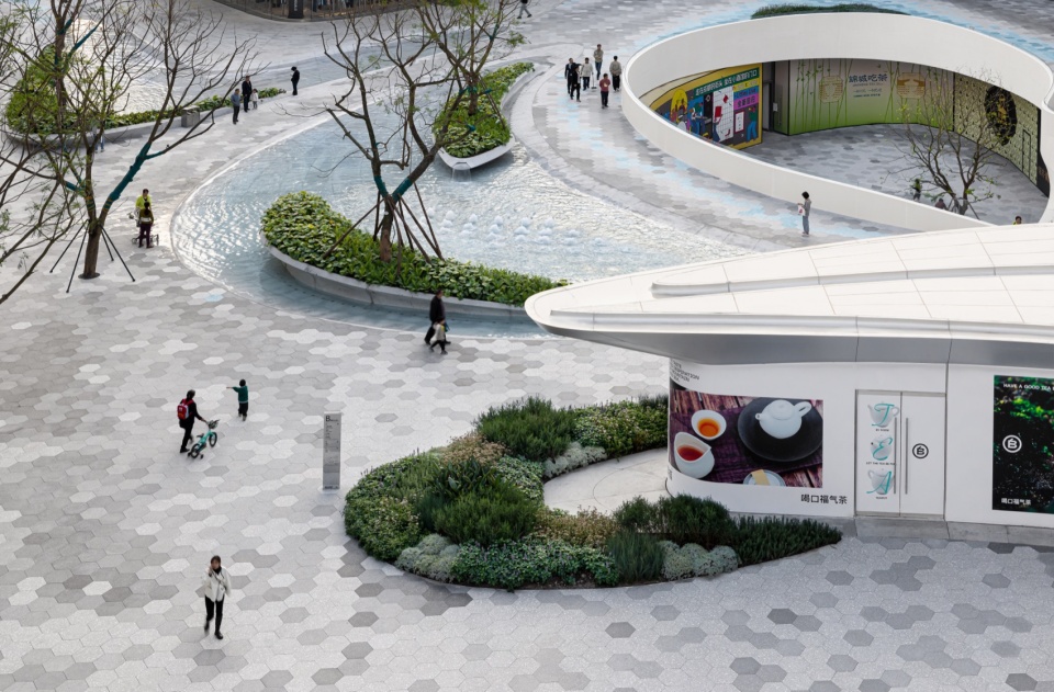 chengdu mixc public plaza renovation by flo