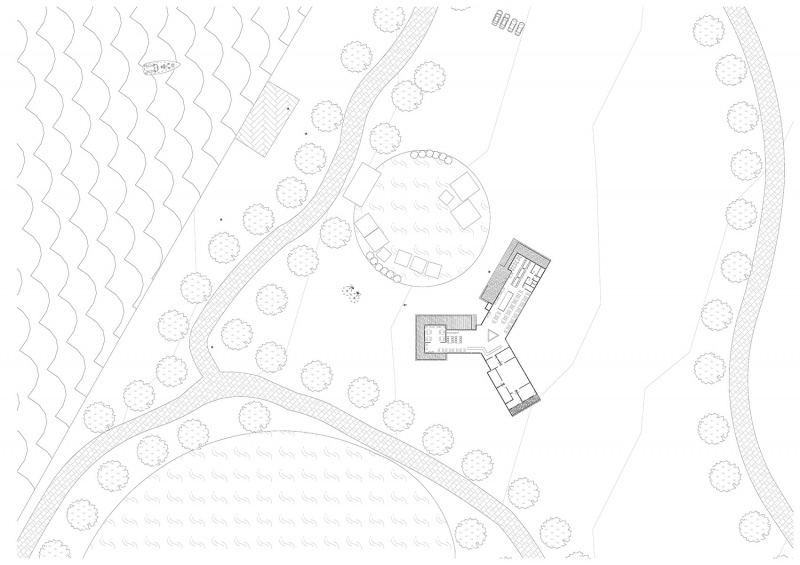 lakeside countryside homestay by menjue architects