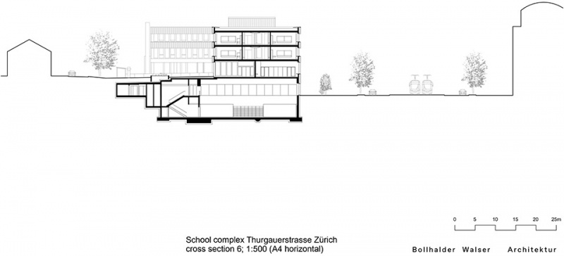 new school complex on thurgauerstrasse by bollhalder walser architektu