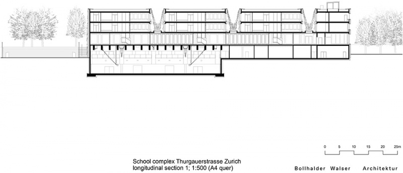 new school complex on thurgauerstrasse by bollhalder walser architektu