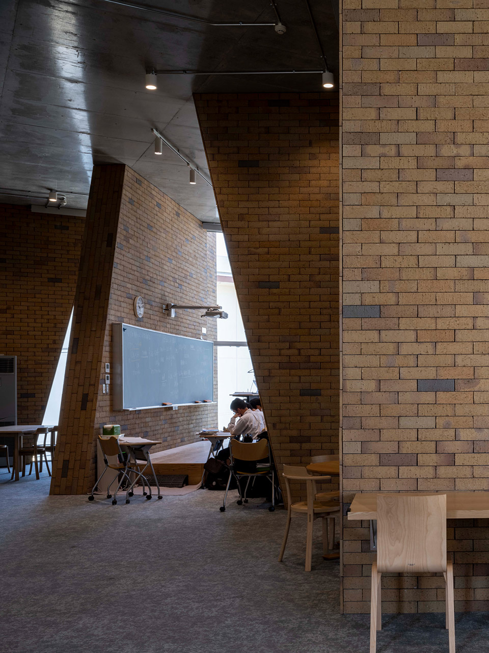 shonan institute of technology high school library by fukei