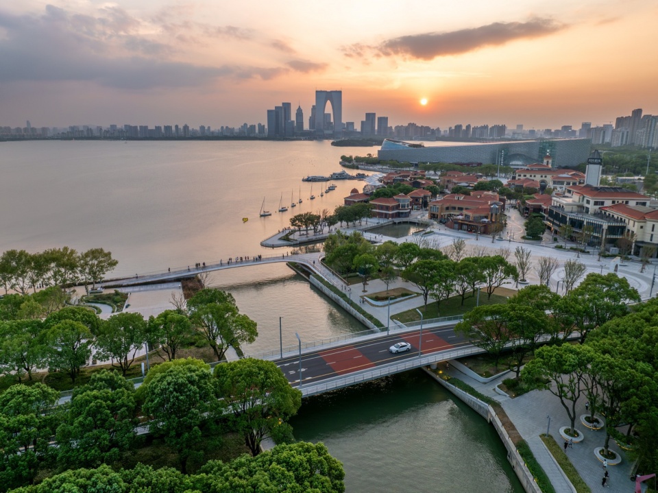 jinji lake landscape design by aecom