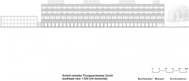 new school complex on thurgauerstrasse by bollhalder walser architektu