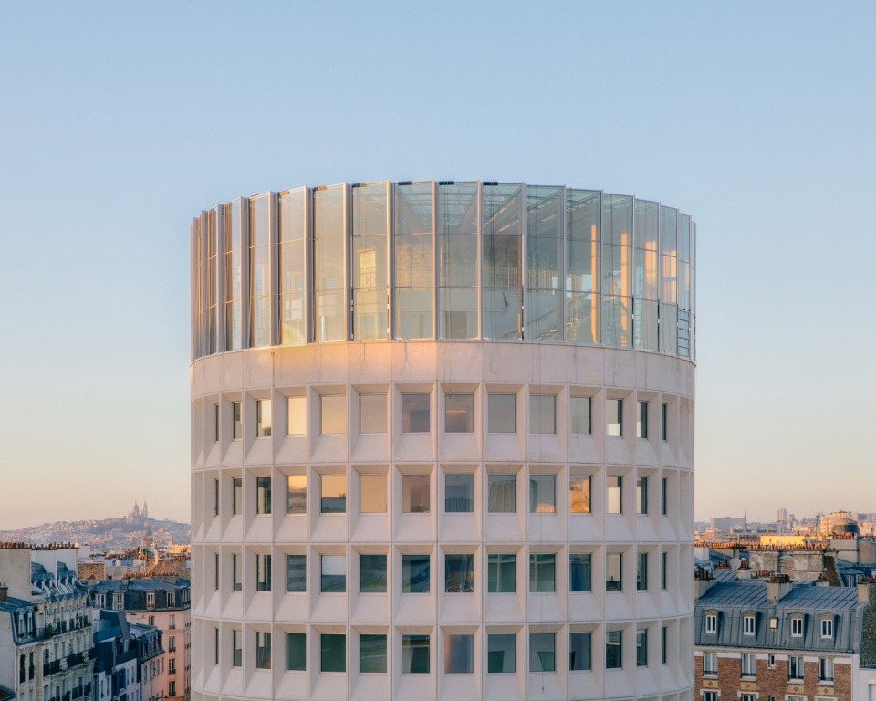 racine tower by maud caubet architectes