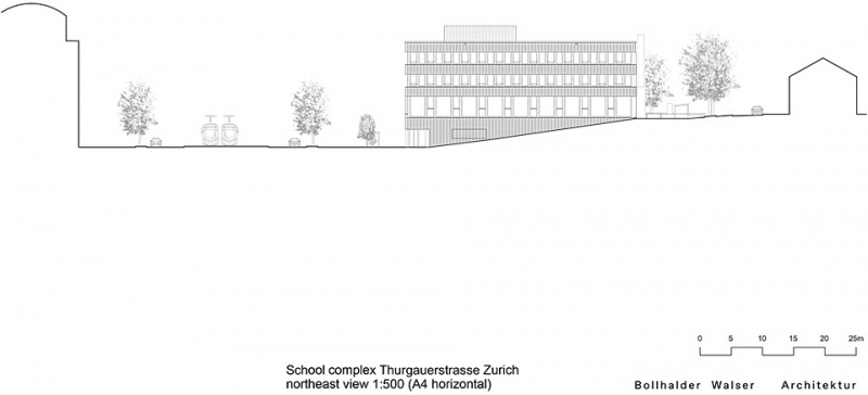 new school complex on thurgauerstrasse by bollhalder walser architektu