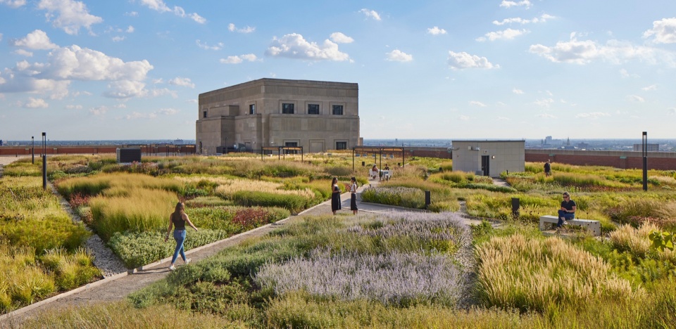 The Meadow at the Old Chicago Post Office by Hoerr Schaudt