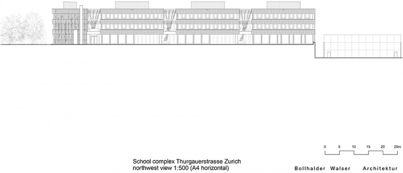 new school complex on thurgauerstrasse by bollhalder walser architektu