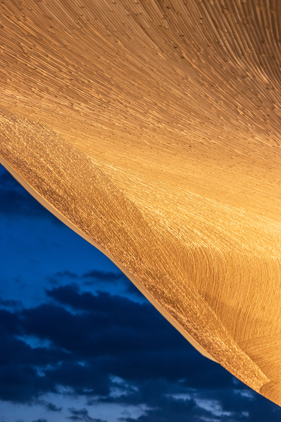 mabi reconstruction disaster prevention park bamboo gate by kengo kuma