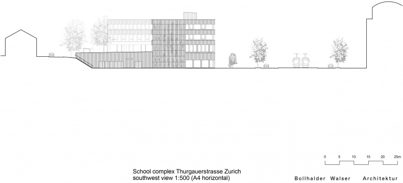 new school complex on thurgauerstrasse by bollhalder walser architektu