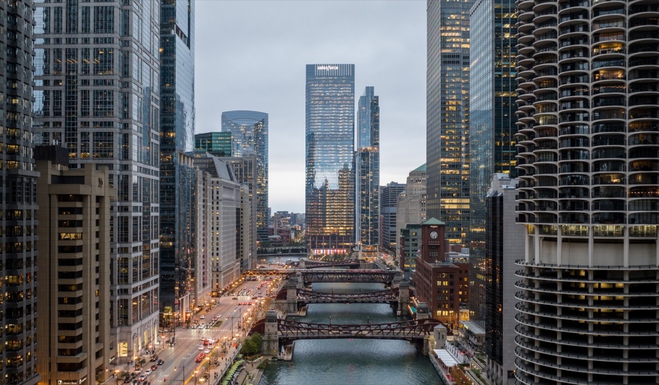 salesforce tower chicago by pelli clarke partners