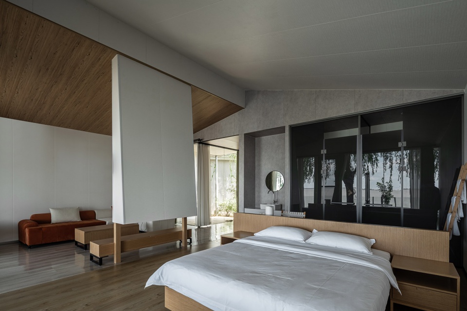 lakeside countryside homestay by menjue architects