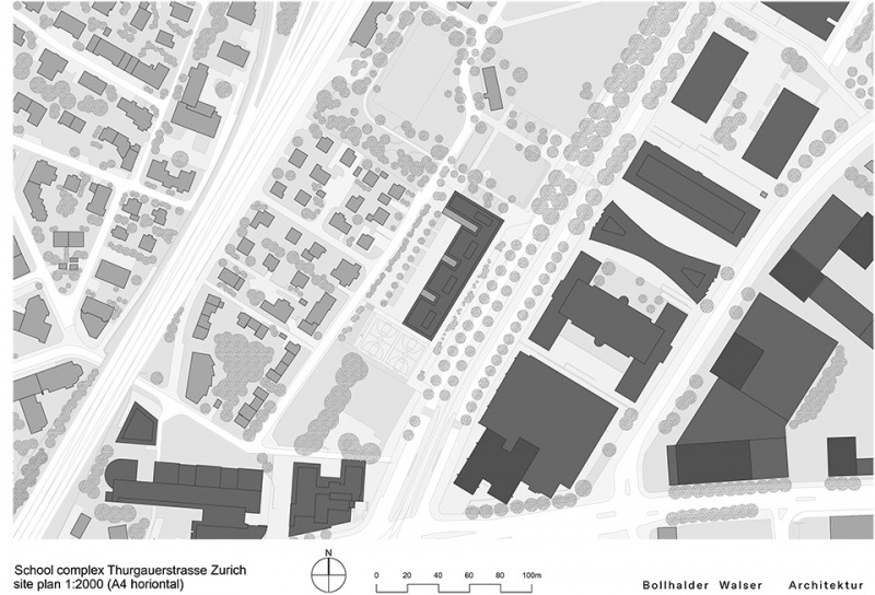 new school complex on thurgauerstrasse by bollhalder walser architektu