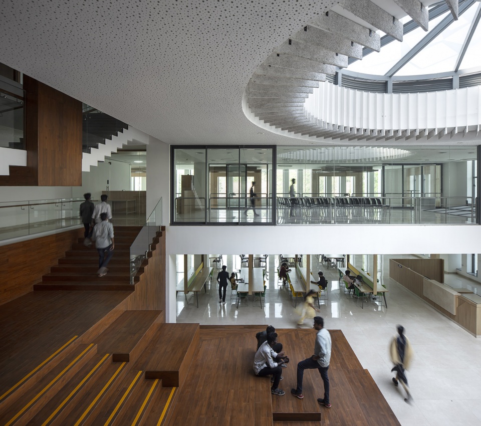 sona university centre and library block