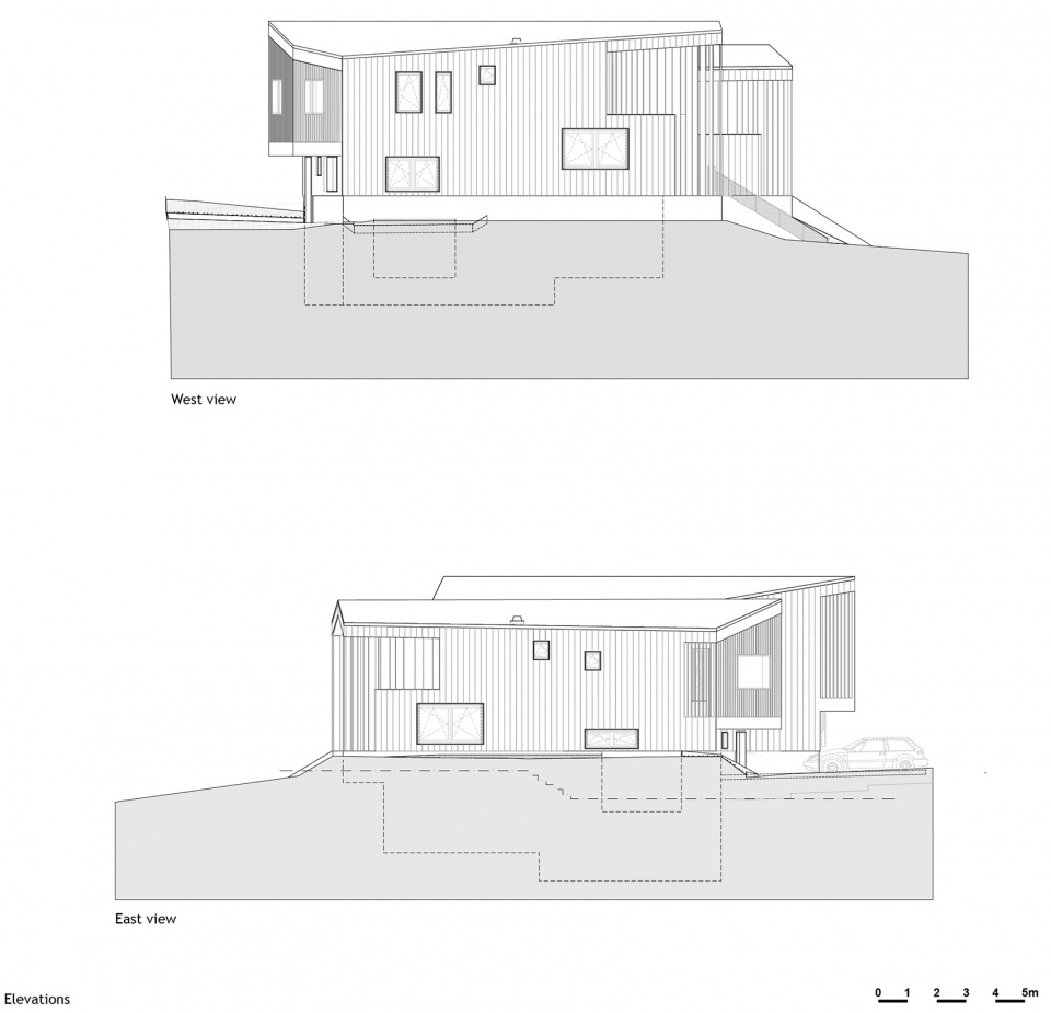Elevations casa carezza by monovolume architecture design