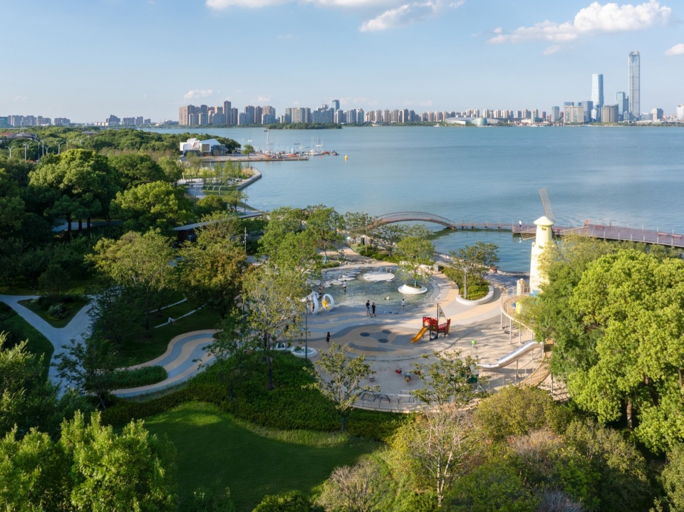 jinji lake landscape design by aecom