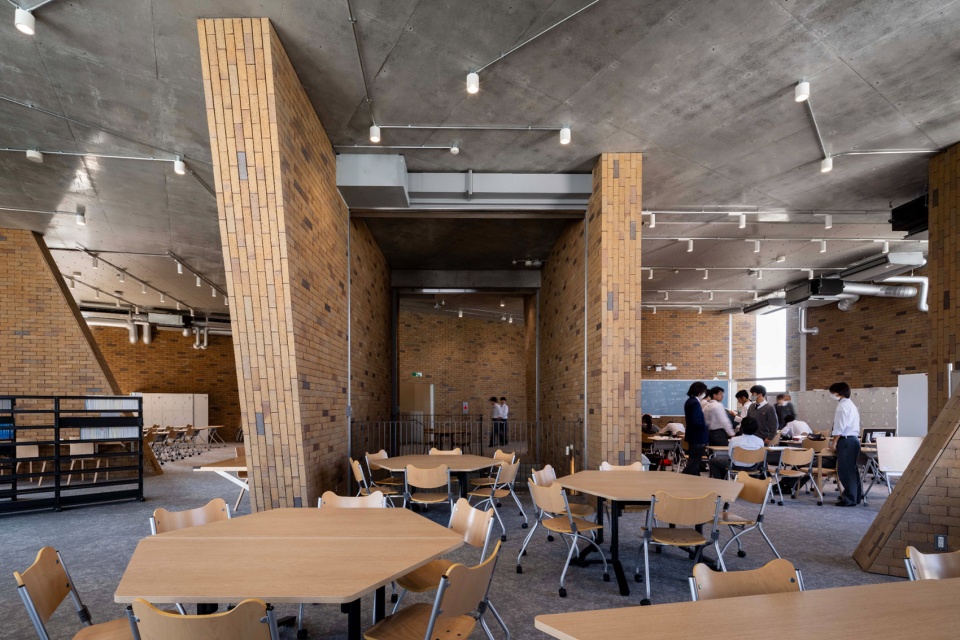 shonan institute of technology high school library by fukei