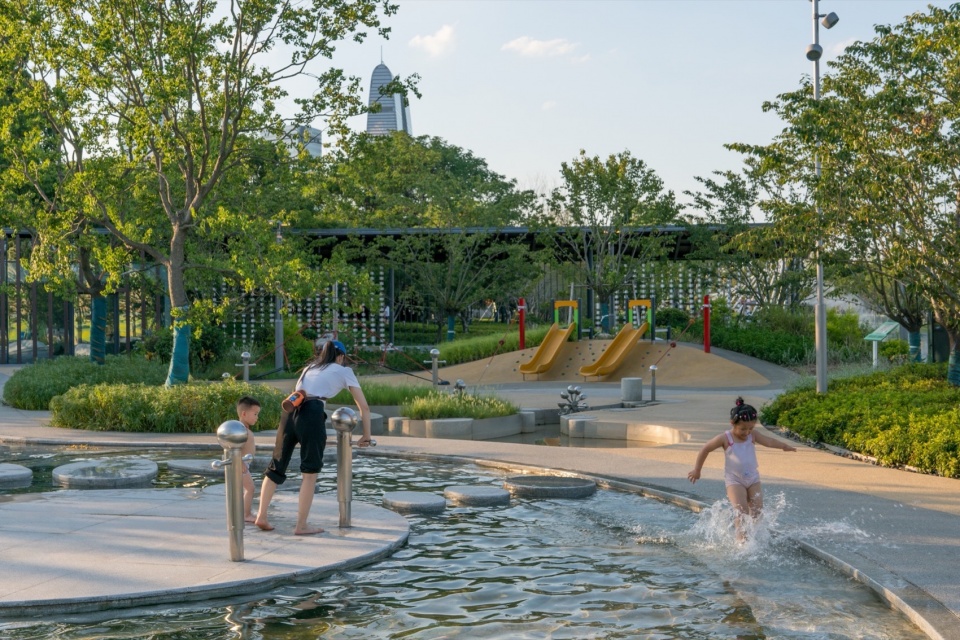 jinji lake landscape design by aecom