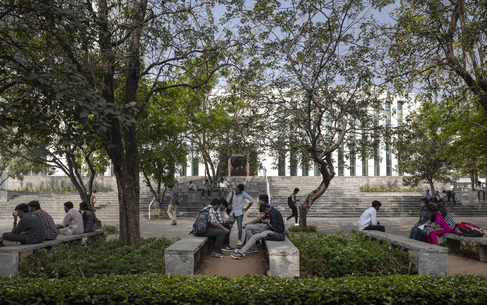 sona university centre and library block
