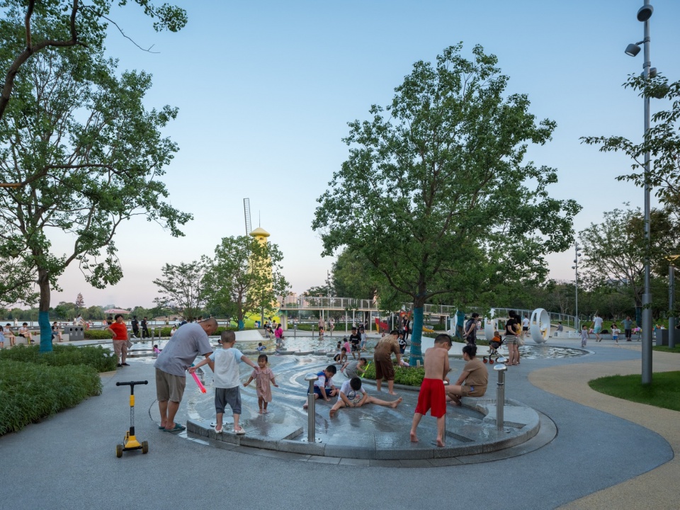 jinji lake landscape design by aecom
