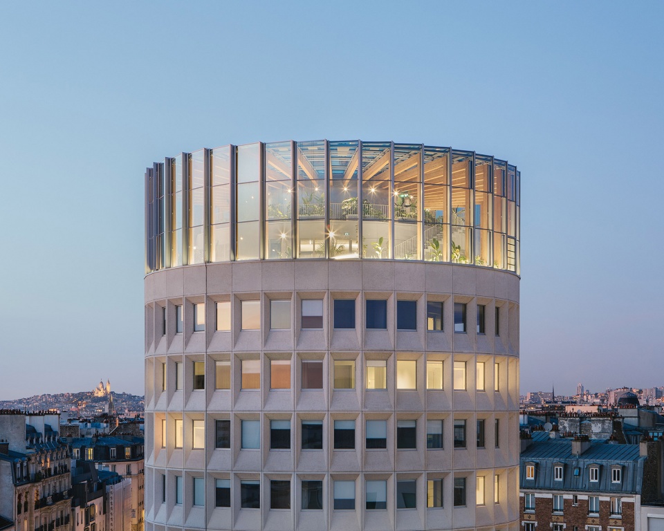 racine tower by maud caubet architectes