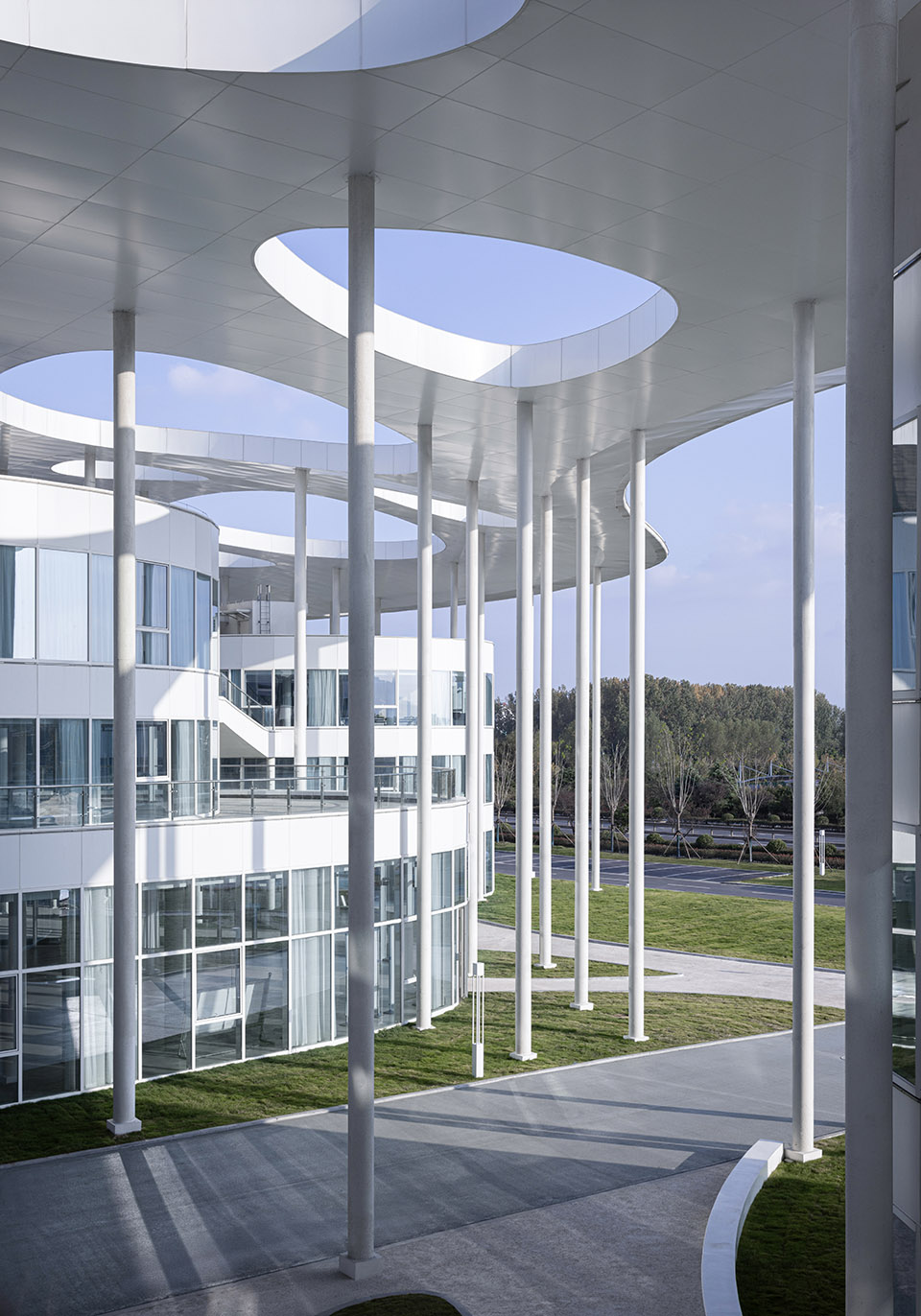 rizhao tea innovation park by kong xiangwei studio