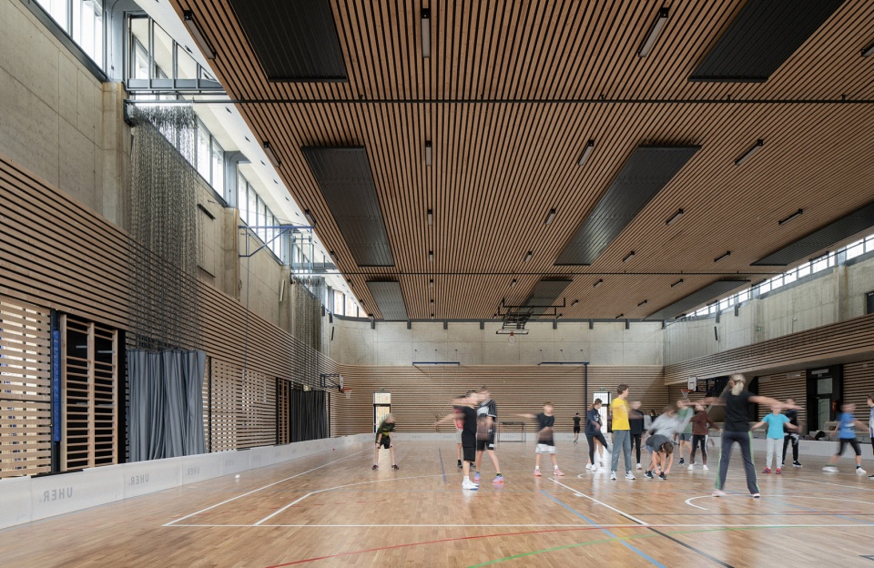 sports hall revnice by grido architekti